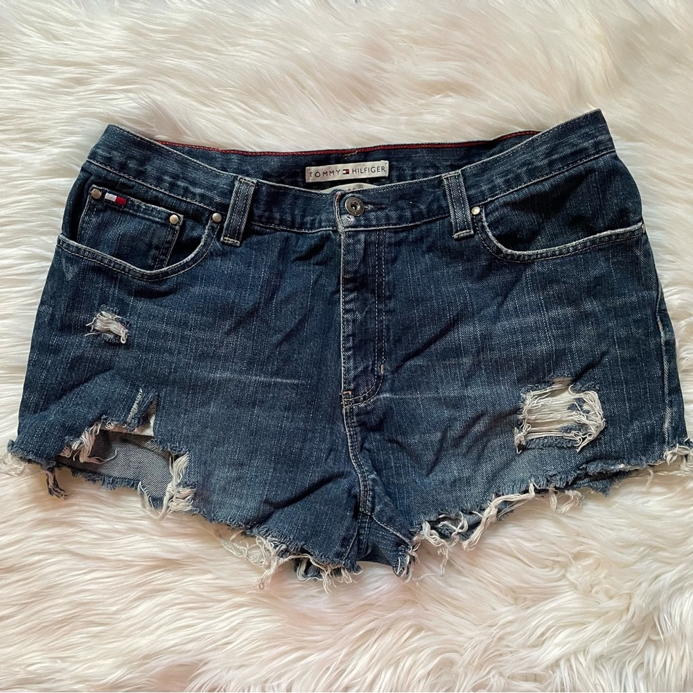 Tommy Hilfiger Cutoff Boyfriend Shorts